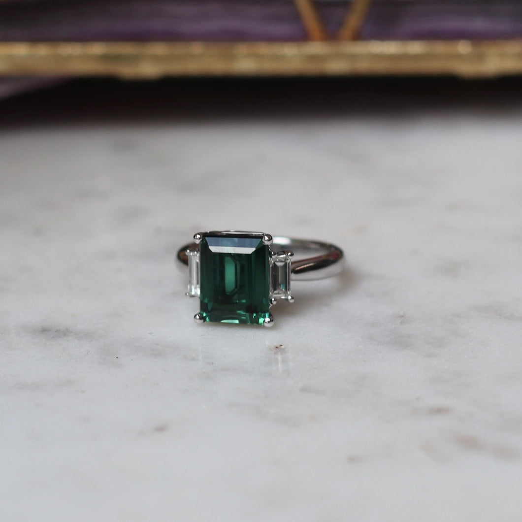 5.59ct Green Tourmaline Ring