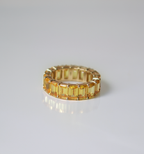 Load image into Gallery viewer, Citrine Eternity Ring
