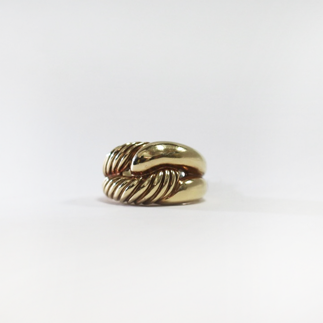 Estate David Yurman 18k Yellow Gold Ring