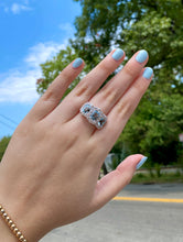 Load image into Gallery viewer, Antique 14kt Two-Tone Gold 3.58ctw Aquamarine Ring
