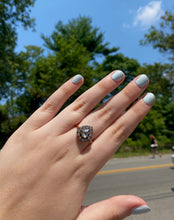 Load image into Gallery viewer, Vintage-Inspired 18kt Yellow Gold 0.65ct Rose Diamond Ring
