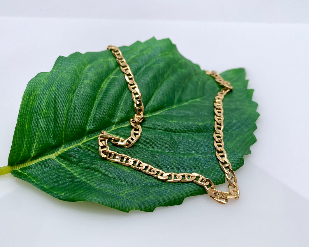 14kt Yellow Gold Curb Link Chain