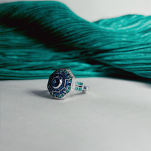 Load image into Gallery viewer, Deco Inspired Bullseye Ring

