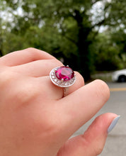Load image into Gallery viewer, 18kt White Gold 8.00ct Pink Tourmaline Ring
