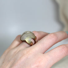 Load image into Gallery viewer, Statement Rock Crystal Diamond Ring
