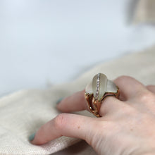 Load image into Gallery viewer, Statement Rock Crystal Diamond Ring
