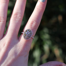 Load image into Gallery viewer, Multi Colored Diamond Rose Gold Ring
