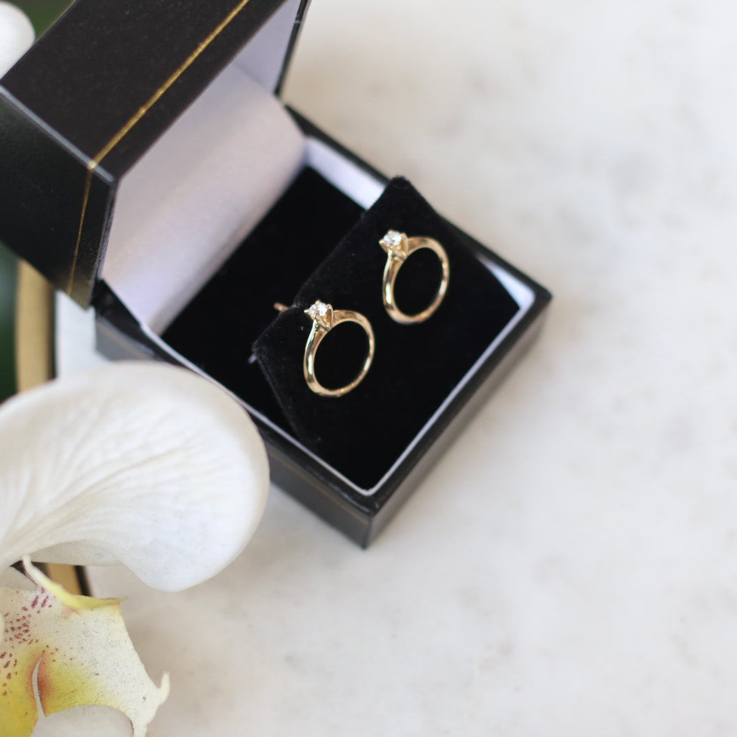 Diamond Ring Earrings!