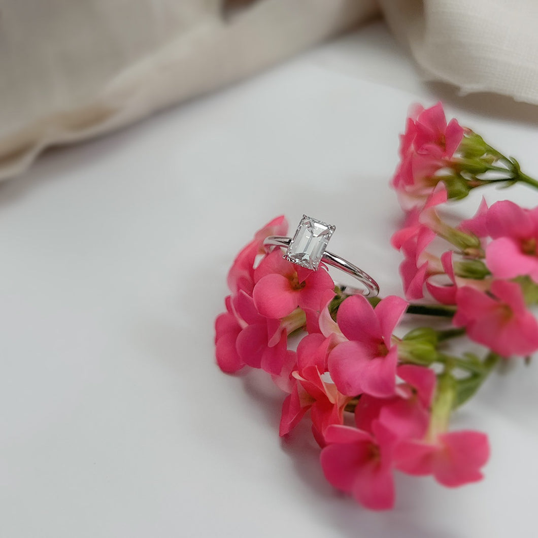 1.20ct Emerald Cut Diamond Ring