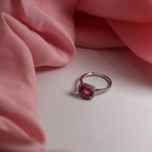 Load image into Gallery viewer, Pink Sapphire and Diamond Ring
