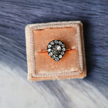 Load image into Gallery viewer, Vintage-Inspired 18kt Yellow Gold 0.65ct Rose Diamond Ring
