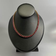 Load image into Gallery viewer, Burma Ruby and Diamond Necklace
