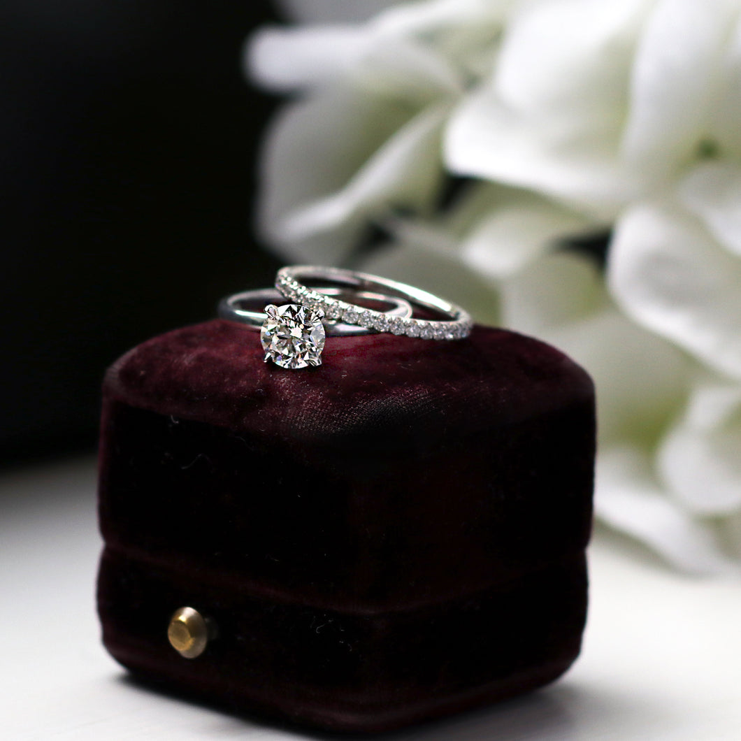 Platinum 0.48ctw Diamond Eternity Band